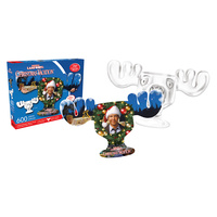 Christmas Vacation Moose Mug & Collage 600pc Double-Sided Puzzle
