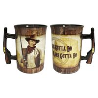 John Wayne Mug - Pistol Handle 16oz