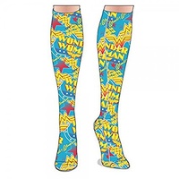 Knee High Sock DC Comics Wonder Woman Sublimated