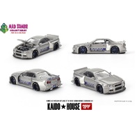 Kaido House X Mini GT 1/64 - Nissan Skyline GT-R (R34) Kaido Works Shinjuku V1