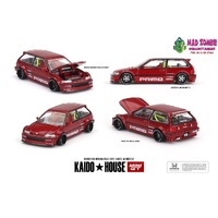 Kaido House X Mini GT 1/64 - Honda Civic (EF) Kaido Works V2 - (PRE-ORDER)