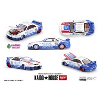 MINI GT x KAIDO HOUSE 1/64 - Nissan Skyline GT-R (R33) BFTHR V1 - PRE-ORDER