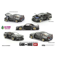 MINI GT x KAIDO HOUSE 1/64 - Nissan Skyline GT-R (R34) Kaido Works GReddy V2  - PRE-ORDER