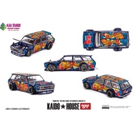 MINI GT x KAIDO HOUSE 1/64 - DATSUN KAIDO 510 WAGON KOI WAGON V1 (FACTORY SEALED) - PRE-ORDER