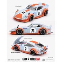MINI GT x KAIDO HOUSE 1/64 - Nissan Fairlady Z Kaido GT GULF V1 (Factory Sealed with chance of a Chase) - PRE-ORDER