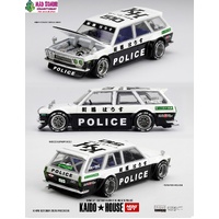 MINI GT x KAIDO HOUSE 1/64 - Datsun KAIDO 510 Wagon Police (Factory Sealed with chance of a Chase) - PRE-ORDER