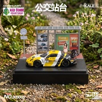 MoreArt 1/64 Scale -  Bus Stop Scene Diorama - (PRE-ORDER)