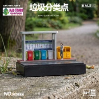 MoreArt 1/64 Scale - Garbage Collection Station Scene Diorama - (PRE-ORDER)