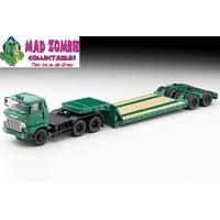 Tomica Limited Vintage Neo - LV-N173b HINO HH341 Heavy Equipment Transporter Trailer Green