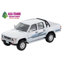 Tomica Limited Vintage Neo - LV-N256b HILUX 4WD PICK UP Double Cab SSR White 1991