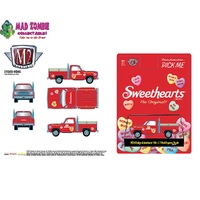 M2 Machines Auto-Drivers 1/64 Scale - 1978 Dodge Adventure 150 Li’l Red Express Truck- Red Sweetheart – Hobby Exclusive