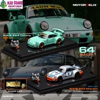 Motorhelix 1/64 - RWB964 Martini Livery or RWB964 Tiffany Blue (Different Options Available) - (PRE-ORDER)