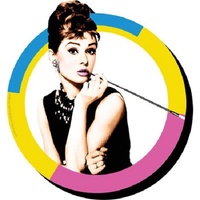 Audrey Hepburn Funky Chunky Magnet