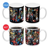Marvel 330mL Heat Change Mug - Group