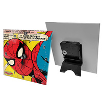 SPIDERMAN GLASS DESK CLOCK