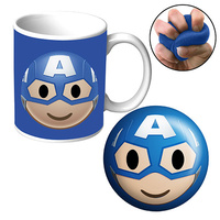 CAPTAIN AMERICA MUG & STRESS RELIEVER