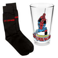 SPIDERMAN: GLASS & SOCKS PACK