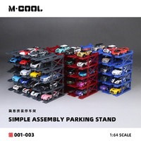 M-Cool 1/64 Scale - A-Easy Assembled Parking Rack - Grey (Set of 20 Individual Racks) - (PRE-ORDER)