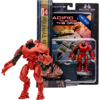 Pacific Rim - Crimson Typhoon (Jaeger) 4" Scale Action Figure with Comic Book