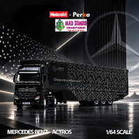 MD & Perka Collaboration Edition 1/64 - Mercedes-Benz - Winged Box-Type Semi-Trailer Transport Vehicle - (PRE-ORDER)