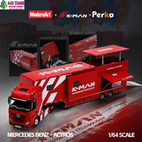 Modern Art & K-MAN & Perka Collaboration 1/64 Scale - Mercedes-Benz Actros K-man Suspension Technology Racing Service Vehicle -  (PRE-ORDER)