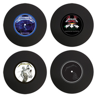 METALLICA SET OF 4 VINYL COASTERS