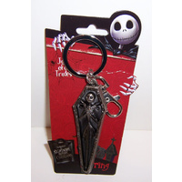 The Nightmare Before Christmas Jack Skellington Coffin Pewter Key Chain
