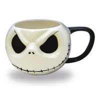 Nightmare Before Christmas Jack Skellington Head Mug