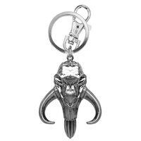 Star Wars: The Mandalorian Skull Pewter Key Chain