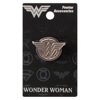 Wonder Woman Logo Pewter Lapel Pin