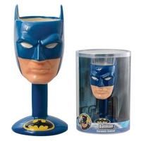 Batman Head Ceramic Molded Goblet