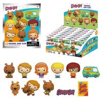 Scooby-Doo Classic Figural Bag Clip Display Case of 24