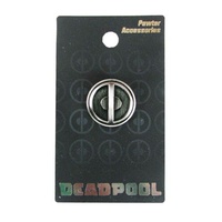 Deadpool Logo Marvel Pewter Lapel Pin 