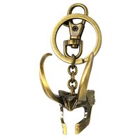 Marvel Loki 3D Helmet Pewter Key Ring