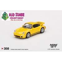True Scale Miniatures Mini GT 1:64 - RUF CTR Anniversary Blossom Yellow