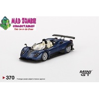 True Scale Miniatures Mini GT 1:64 - Pagani Zonda HP Barchetta Blue Tricolor