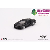 True Scale Miniatures Mini GT 1:64 - Bugatti Chiron Super Sport 300+ Matte Black