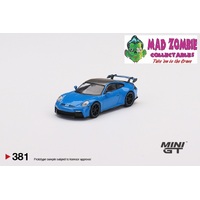 True Scale Miniatures Mini GT 1:64 - Porsche 911 (992) GT3 Shark Blue