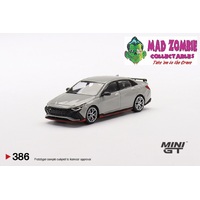 True Scale Miniatures Mini GT 1:64 - Hyundai Elantra N Cyber Grey