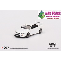 Mini GT 1:64 - Nissan Skyline GT-R (R34) V-Spec N1 White INFO