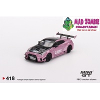 Mini GT 1:64 Scale - LB-Silhouette WORKS GT NISSAN 35GT-RR Ver.2 Passion Pink