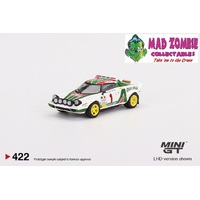 Mini GT 1:64 Scale - Lancia Stratos HF 1977 Rally Monte Carlo Winner #1