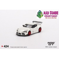 Mini GT 1:64 Scale - Pandem Toyota GR Supra V1.0 Pearl White
