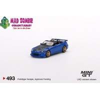 Mini GT 1/64 - Honda S2000 (AP2) Mugen Monte Carlo Blue Pearl