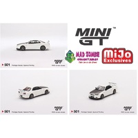 Mini GT 1:64 - Nissan Skyline GT-R (R34) V-Spec II N1 (White) – MiJo Exclusives USA