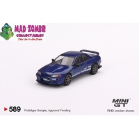 Mini GT 1/64 - Nissan Skyline GT-R Top Secret VR32 Metallic Blue