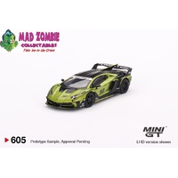 Mini GT 1/64 - Lamborghini LB-Silhouette WORKS Aventador GT EVO Lime