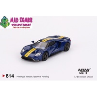  Mini GT 1/64 - Ford GT Sunoco Blue