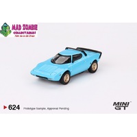 Mini GT 1:64 - Lancia Stratos HF Stradale Azzuro Chiaro