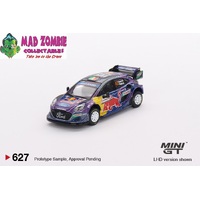 Mini GT 1/64 - Ford Puma Rally1 #42 M-Sport Ford WRT  2022 Rally Italia Sardegna 2nd Place